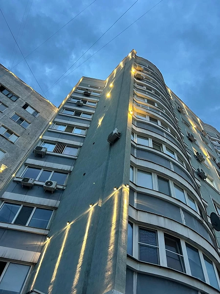 Подсветка фасада здания4